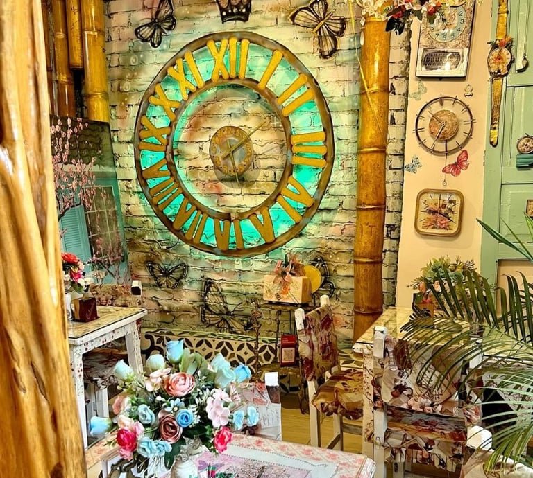 Decoracipón vintage en La Cascada Restaurant