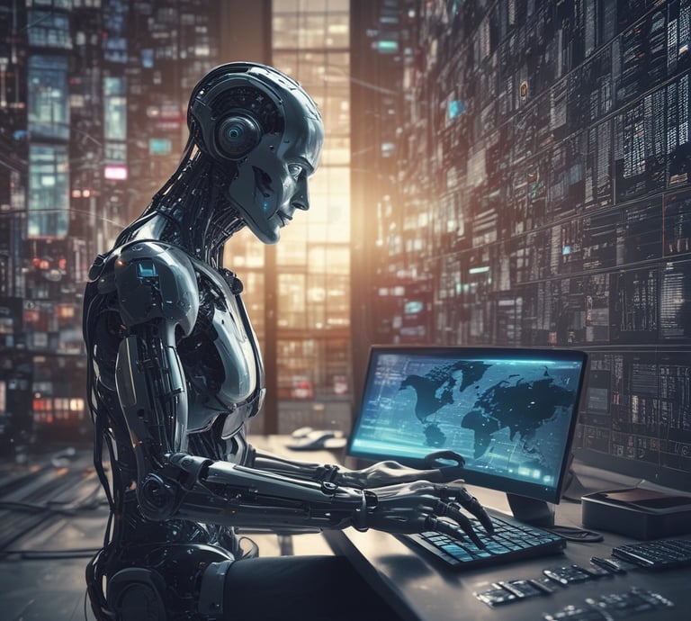 A professional executive delivering a training session to a diverse group of government and military leaders in a modern conference room.