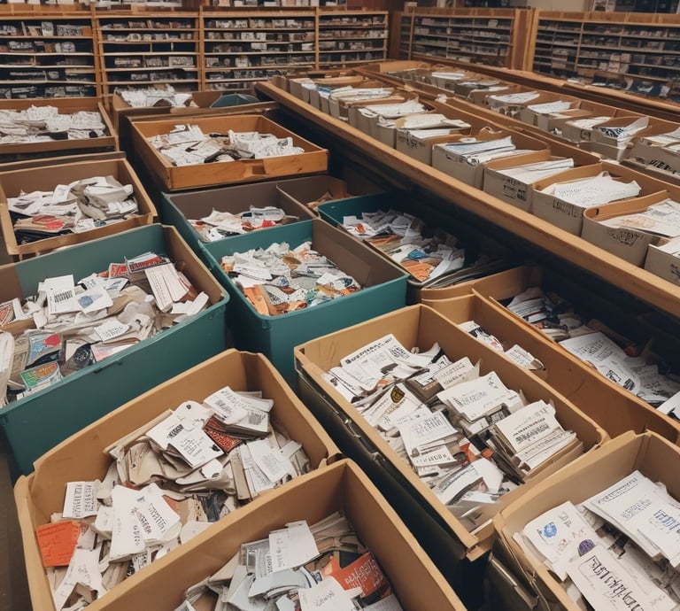A close-up of a handwoven basket with natural fibers, showcasing its intricate texture and earthy tones.