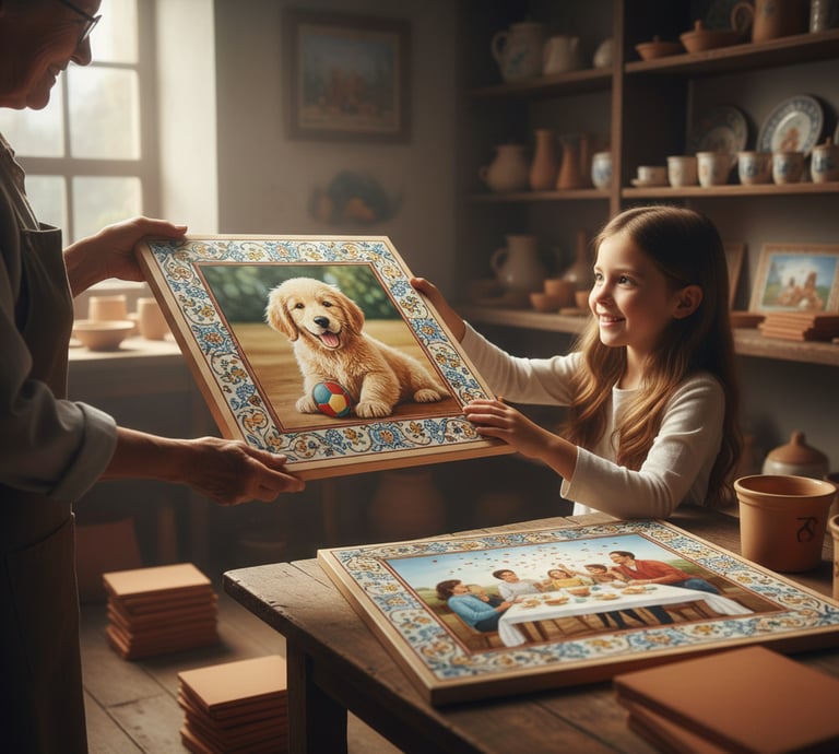 Porcelana que se transmite a través de generaciones