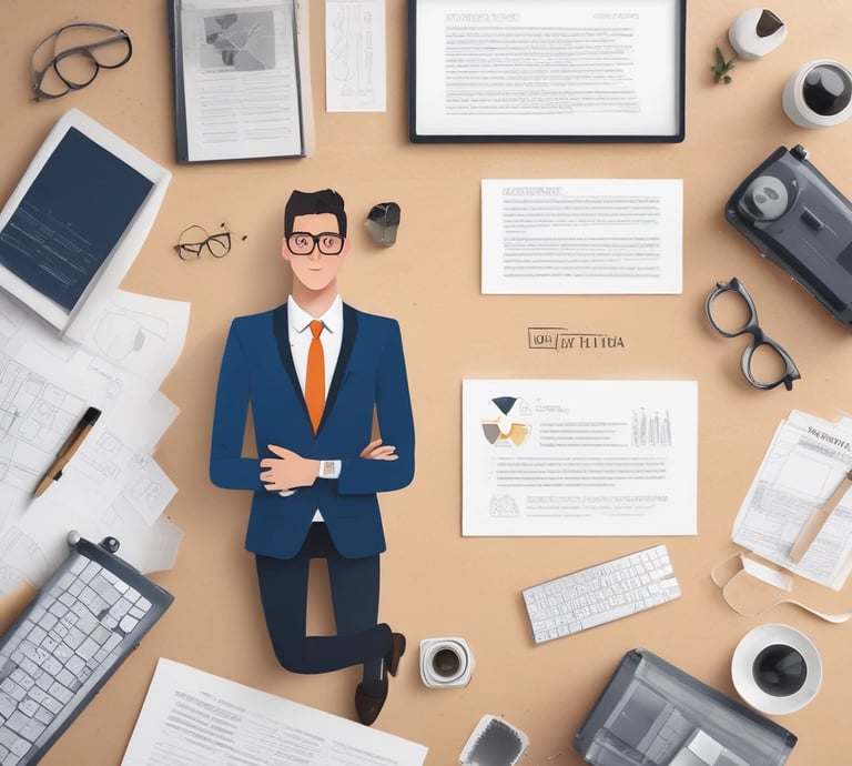 A friendly team member assisting a client with visa paperwork in a bright office.