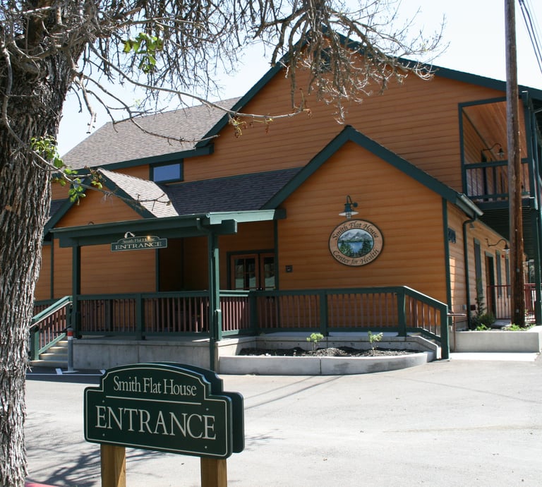 View of Smith Flat House building