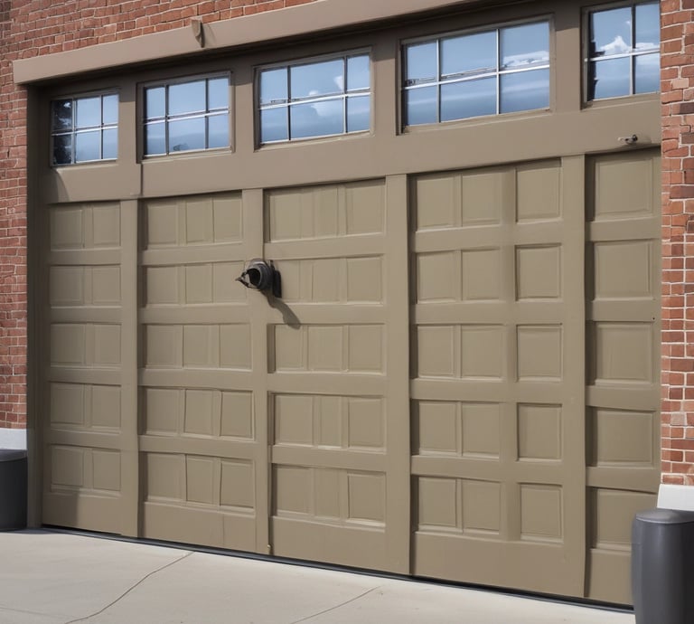 A modern automation system installation in an industrial setting.