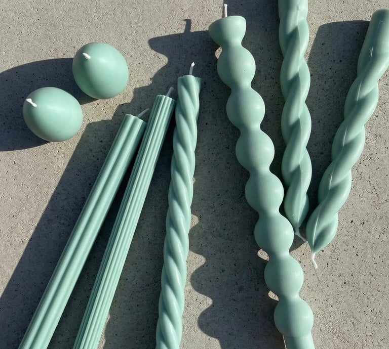 natūralaus sojų vaško žvakės