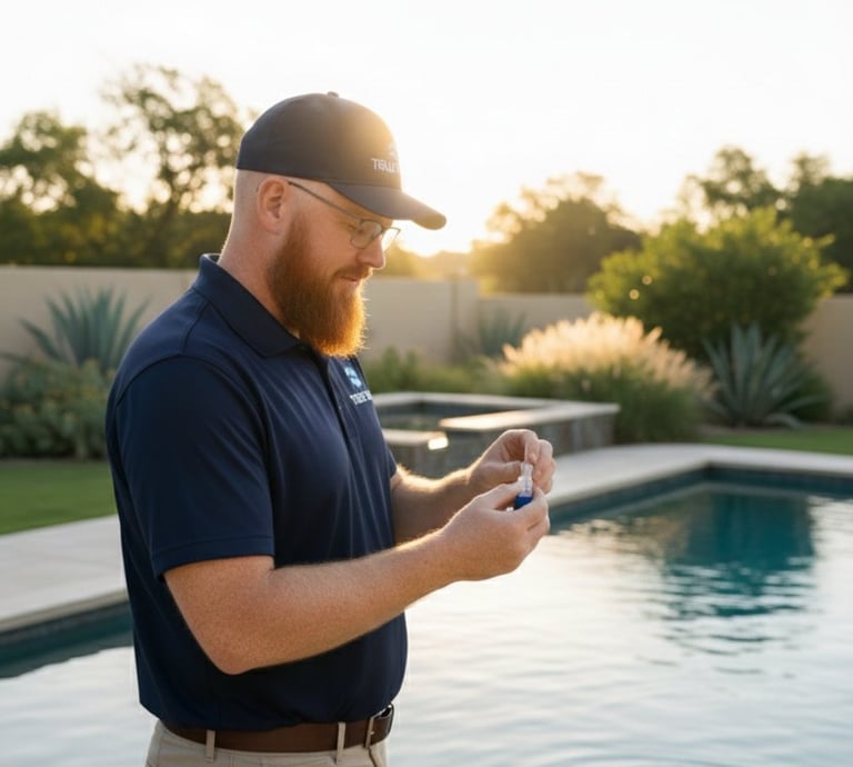 Weekly chemical balancing in Round Rock TX