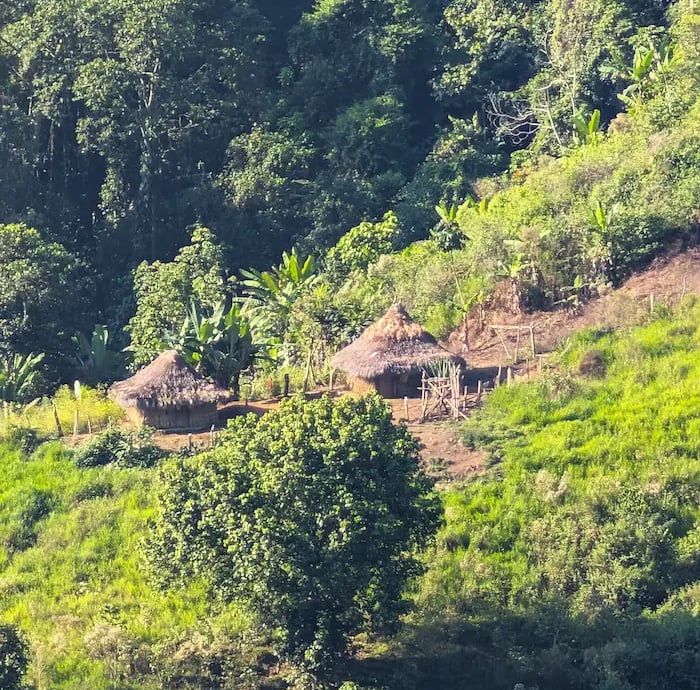 Wiwa indigenous Town in the Sierra Nevada