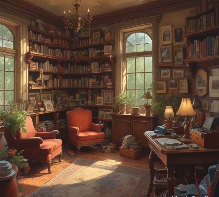 Room that is cluttered and needs items liquidated.