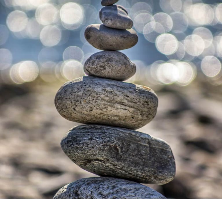 Massage Zen image of rocks