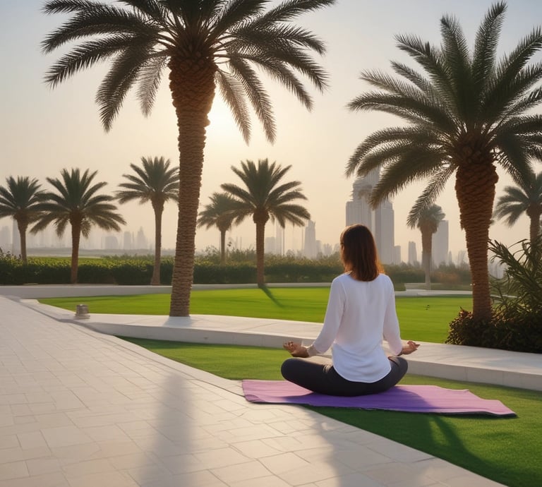 A man is receiving a medical check-up or test from a female healthcare professional who is sitting at a table outside. The man is smiling and wearing a yellow t-shirt, while the professional is dressed in a white coat. There are several people standing around, likely part of an event or fair. Medical supplies and informational materials are scattered on the table.