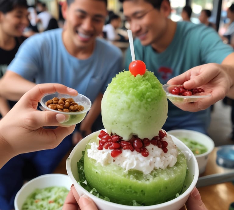 Chendol Ice dessert experience