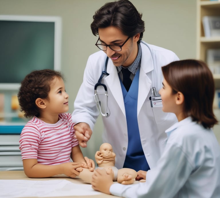 Family physician consulting a patient at Drella Medical Clinic Hamilton
