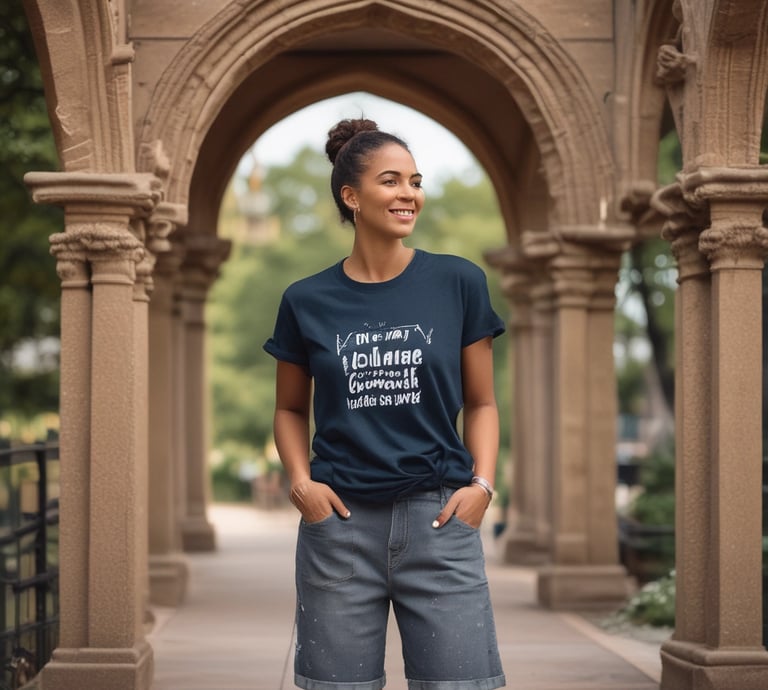 A folded yellow hoodie with a design reading 'COME THRU JESUS' in large, bold yellow letters on a black background. A blue tag attached to the hoodie reads 'FRESH HOPE APPAREL'. The hoodie is placed on a wooden surface.