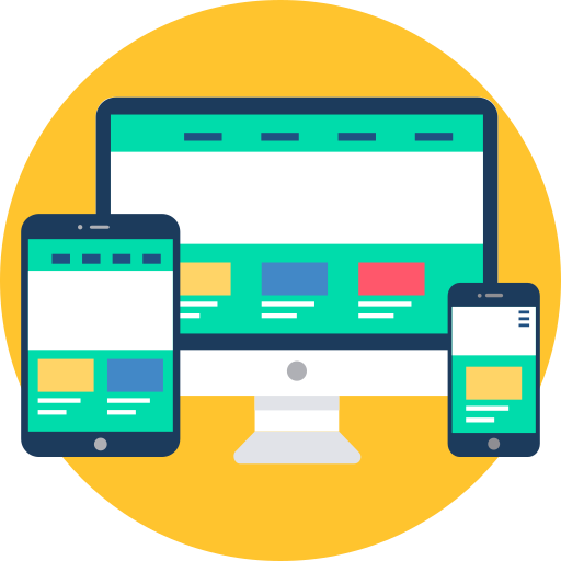 a computer monitor and a phone with a monitor screen showing a monitor screen displaying a