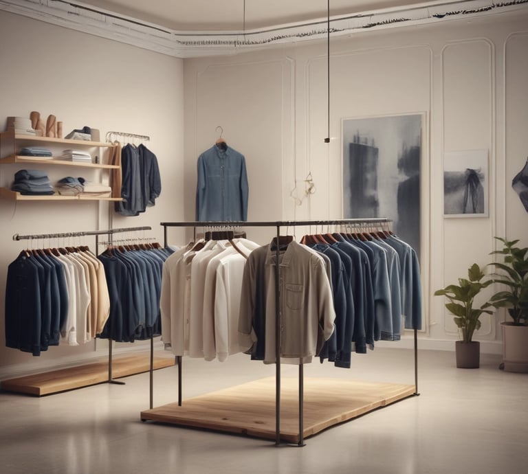 A vibrant display of modern clothing styles from Rahman Apparels.