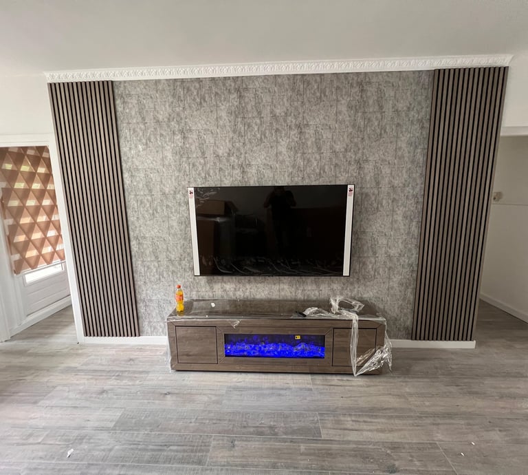 “Een stijlvolle achtergrond voor uw televisie”