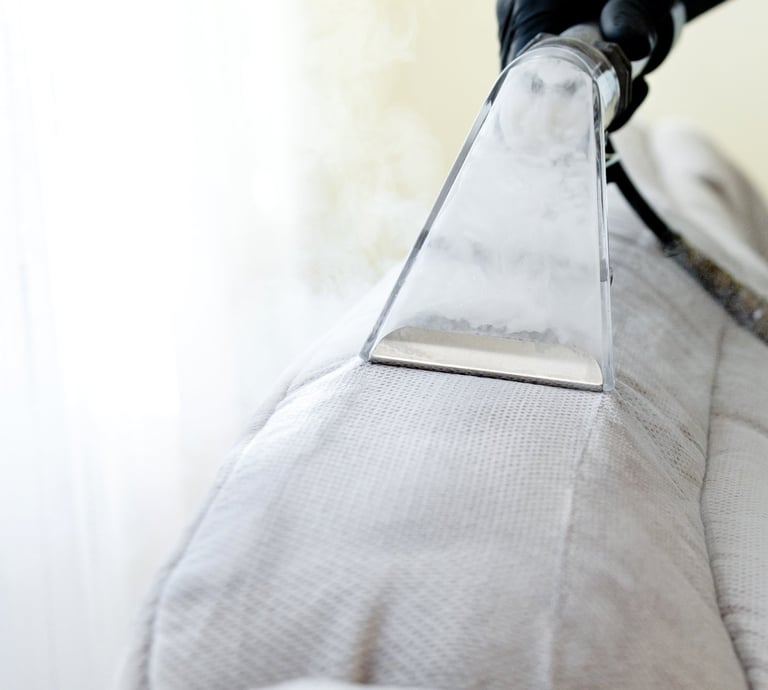 Light upholstery cleaning