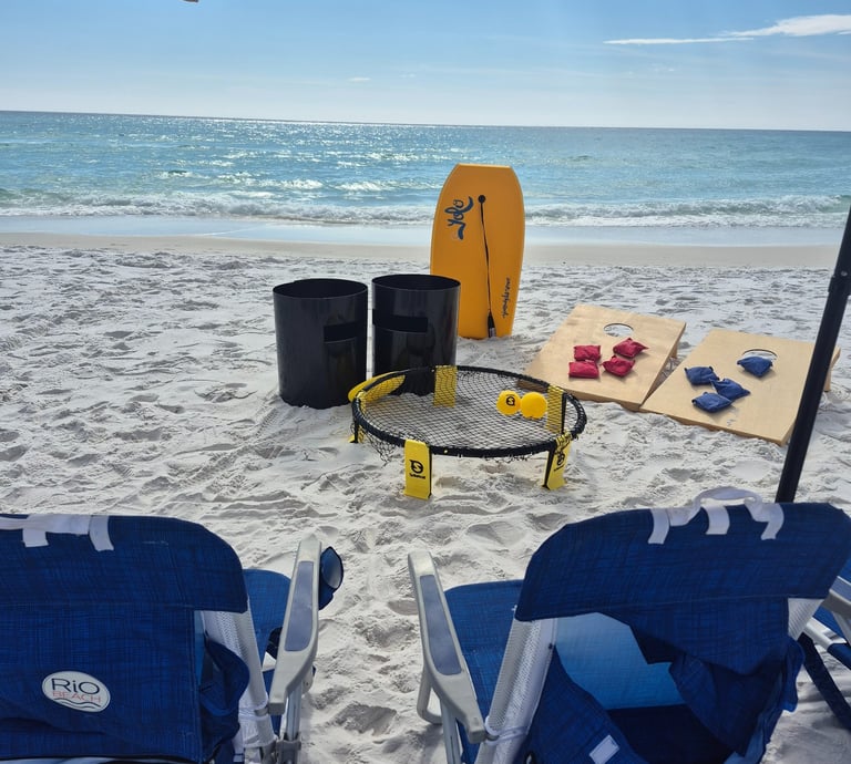 Beach chair rentals Destin Florida