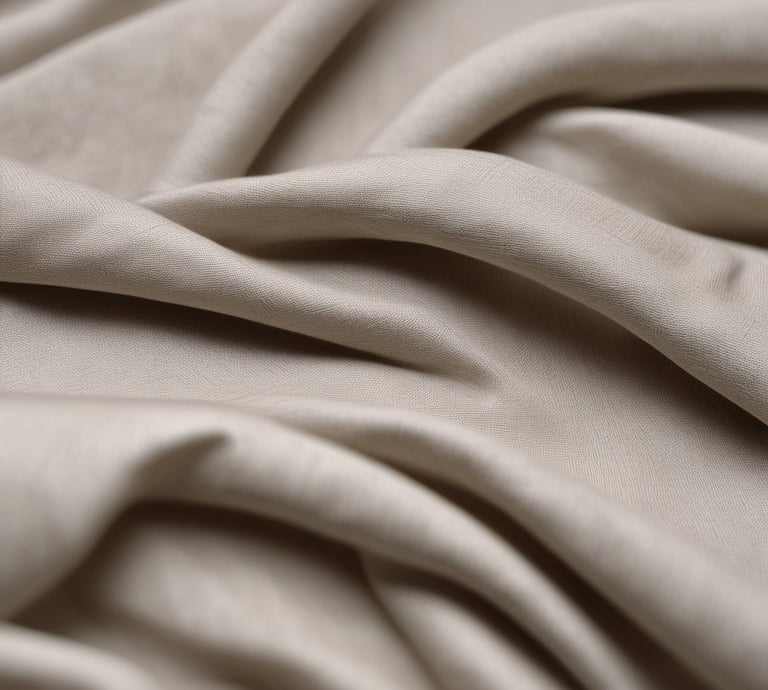 A vibrant display of various textile fabrics for women's wear.