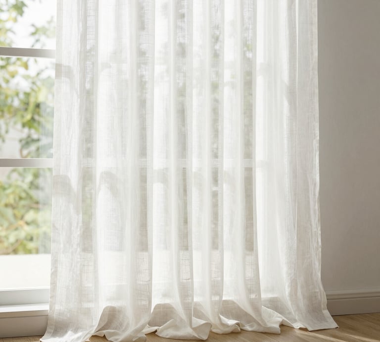 Close-up of elegant linen fabric texture used for sofa covers