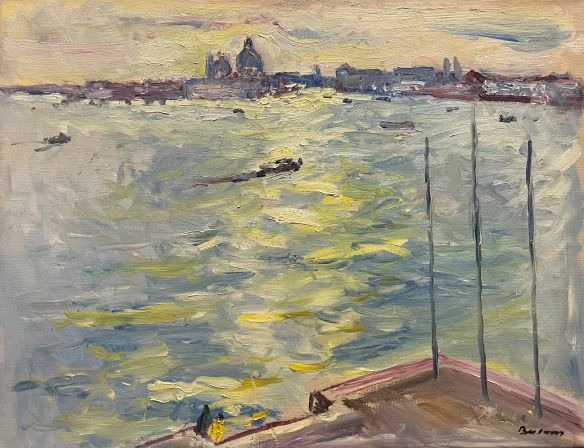 Oli del pintor impressionsita Simó Busom