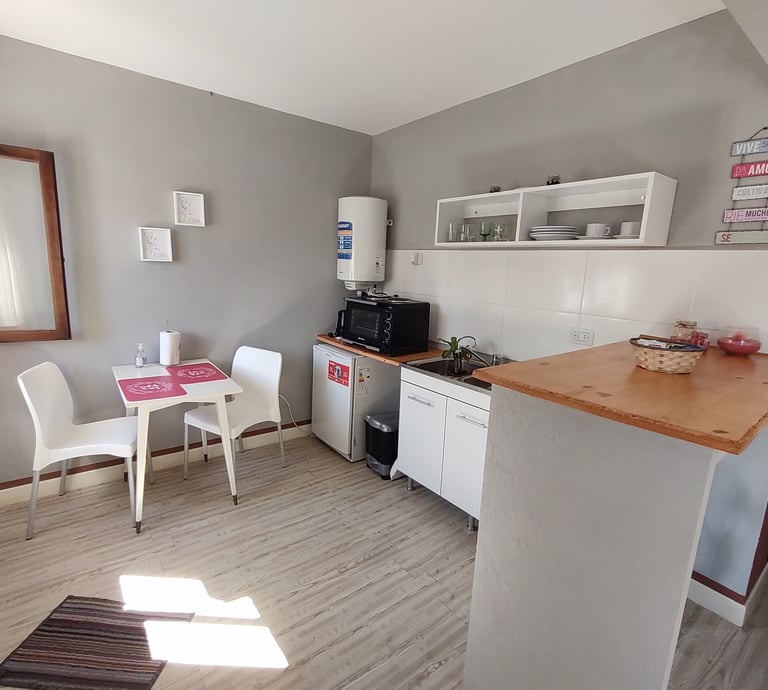 El Refugio - Vista área cocina/comedor