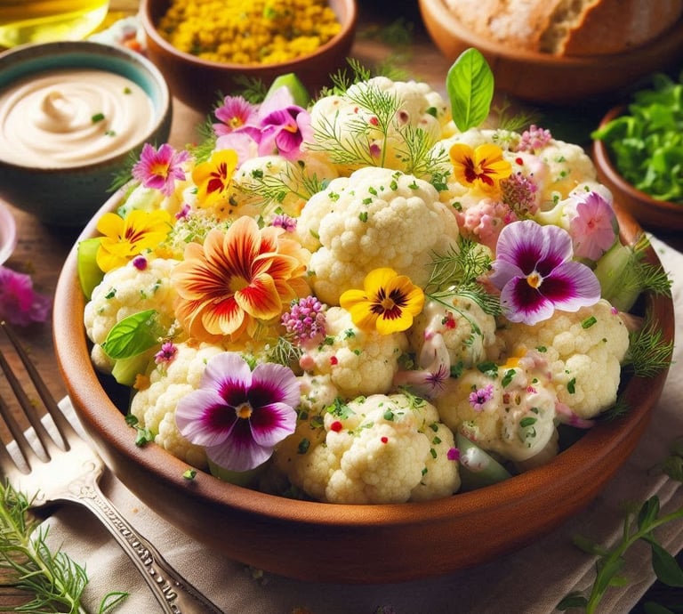 Salada de Maionese de Couve-flor da VidaFit&Receitas  Descubra uma revolução culinária nesta delicio