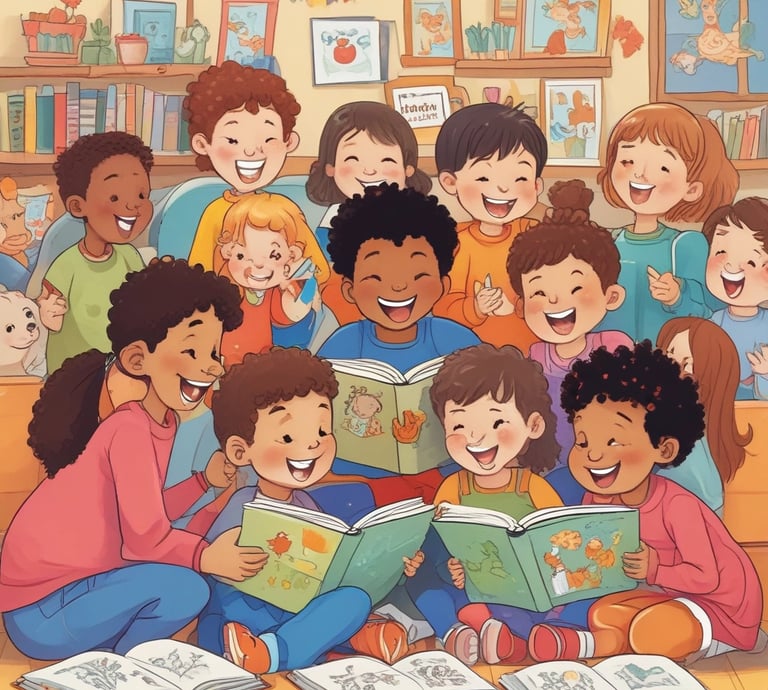Colorful activity and coloring books for kids displayed attractively.