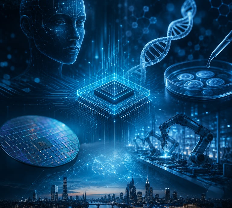 AI semiconductor technology and biotech diagnostics platform