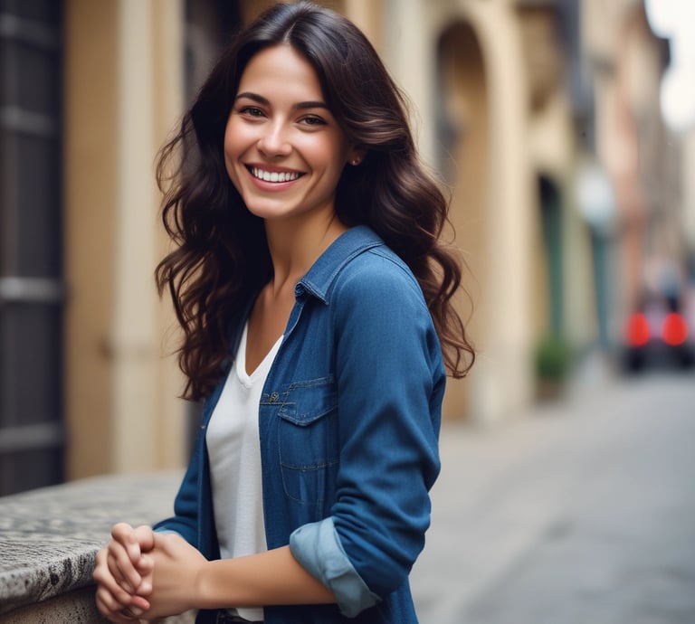 A friendly VTC driver shaking hands with a satisfied client in front of a sleek car.