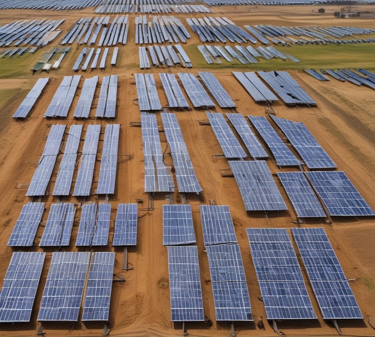 Technicians collaborating on-site at a thermal power plant with industrial machinery in the background.