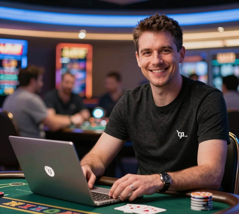 Professional office setting with a team collaborating over affiliate marketing strategies.