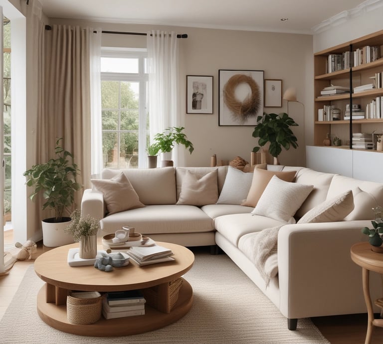 Cozy rental apartment with a welcoming atmosphere and a secure lock on the door.