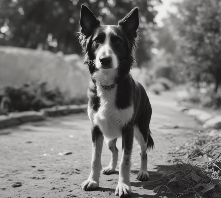 Elegant black and white photo print showcasing deep blacks and crisp contrasts