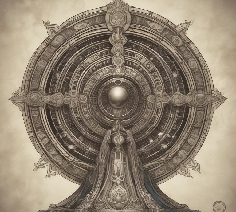 A serene image of intertwined golden and silver threads symbolizing the sacred union of masculine and feminine energies.