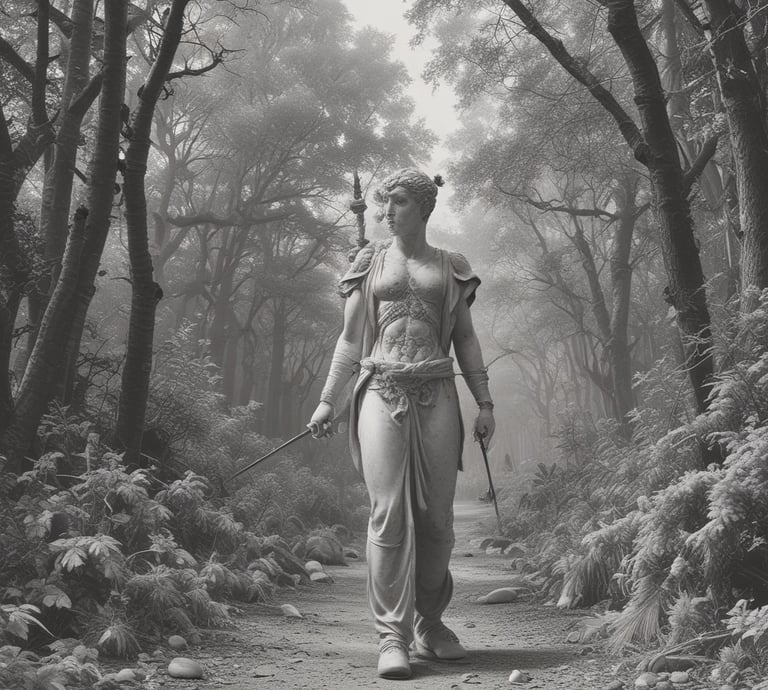 A vibrant, modern workspace showing a team collaborating on a sleek e-commerce website design.