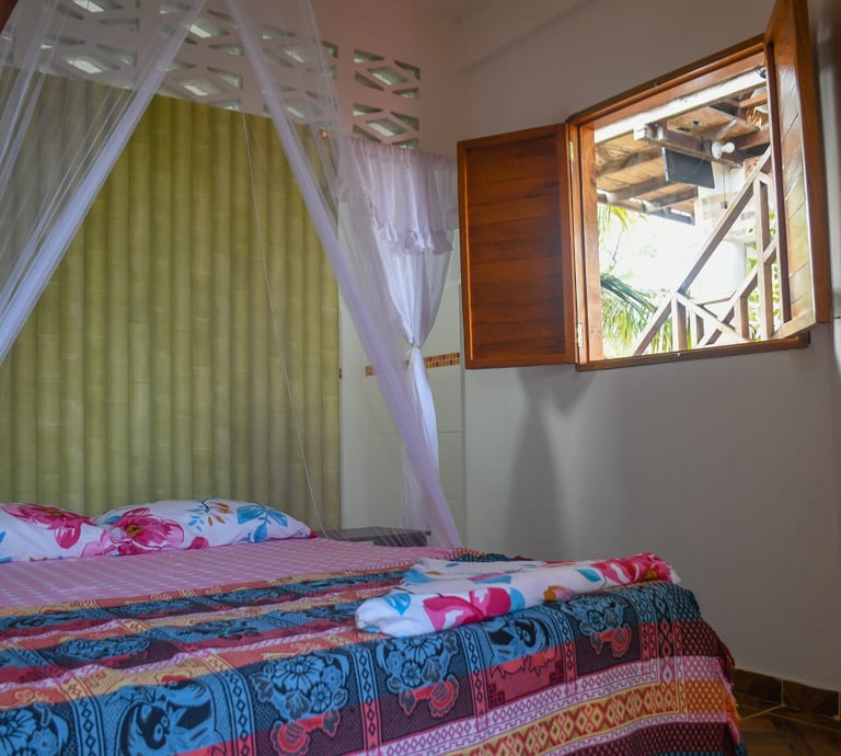 Cabaña doble isla fuerte