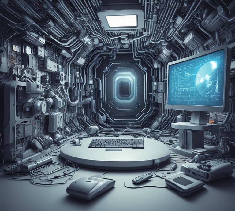 A 3D rendering of a microchip with the letters 'AI' prominently displayed on its surface, set on a dark, circular platform.