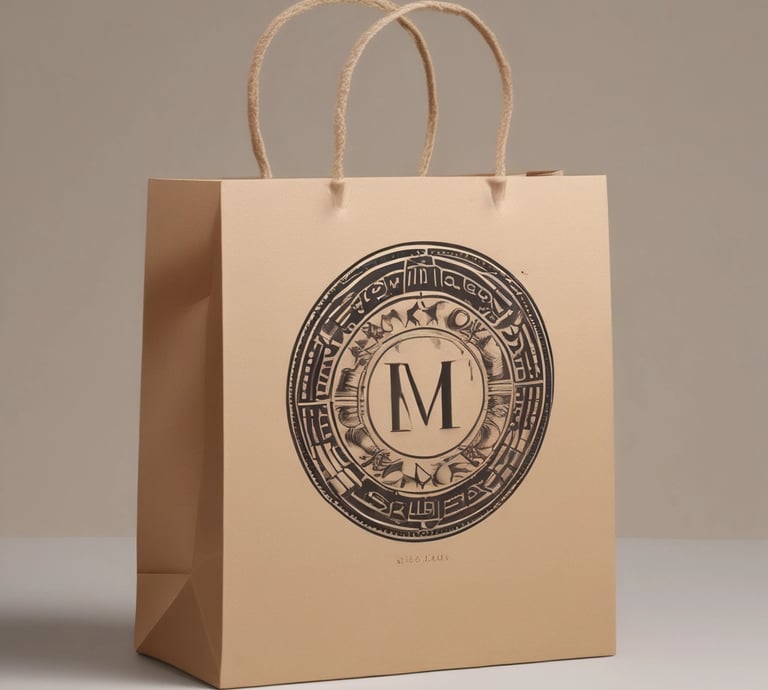 A variety of paper packaging products displayed.