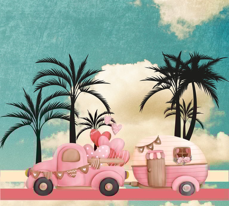 Voyage de noces, lune de miel, just married, mariés qui partent en lune de miel