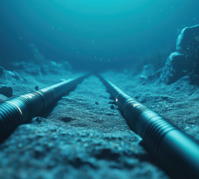 subsea fibre optic submarine sensor cables