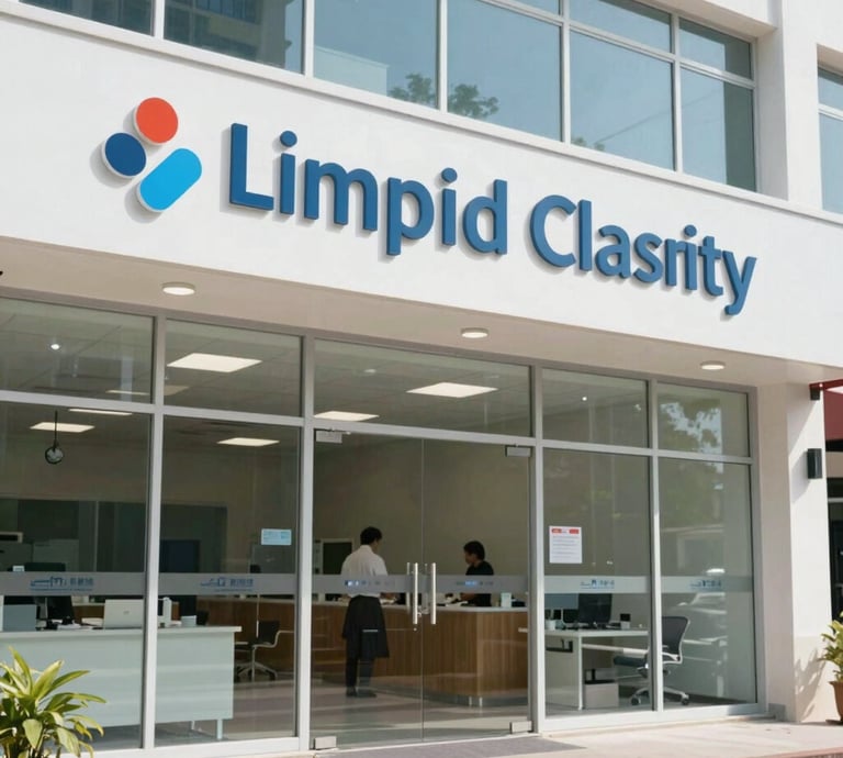 A construction site featuring a large red crane lifting a concrete section with a massive hole, positioned above a series of similar concrete sections placed in a trench. Workers wearing helmets and high-visibility vests are visible among the structures. In the background, there is a red and brown building and a clear blue sky with some clouds.