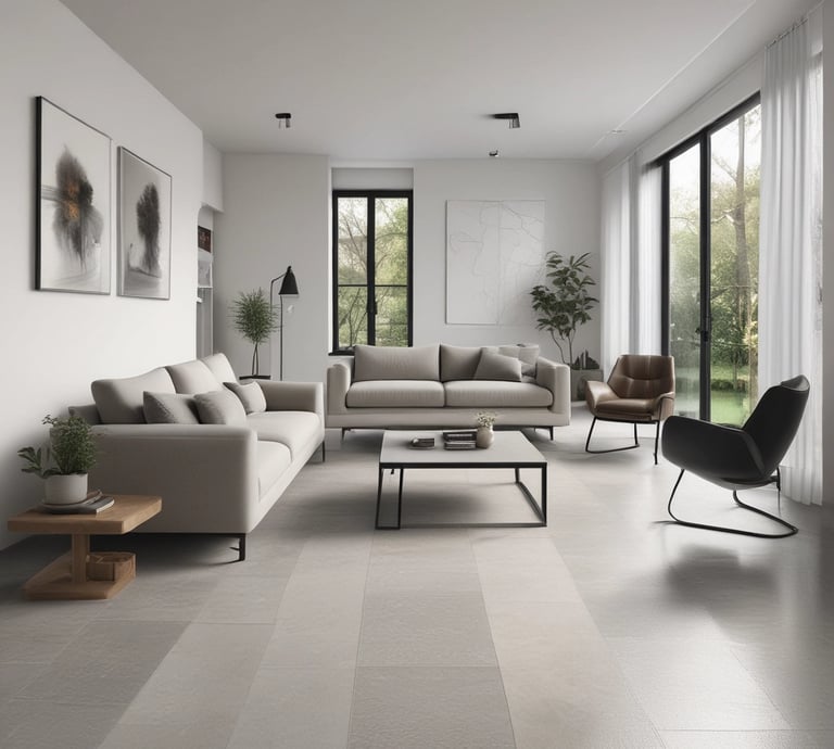 A bright, modern kitchen showcasing sleek wooden cabinets with soft-close drawers and brushed metal handles.