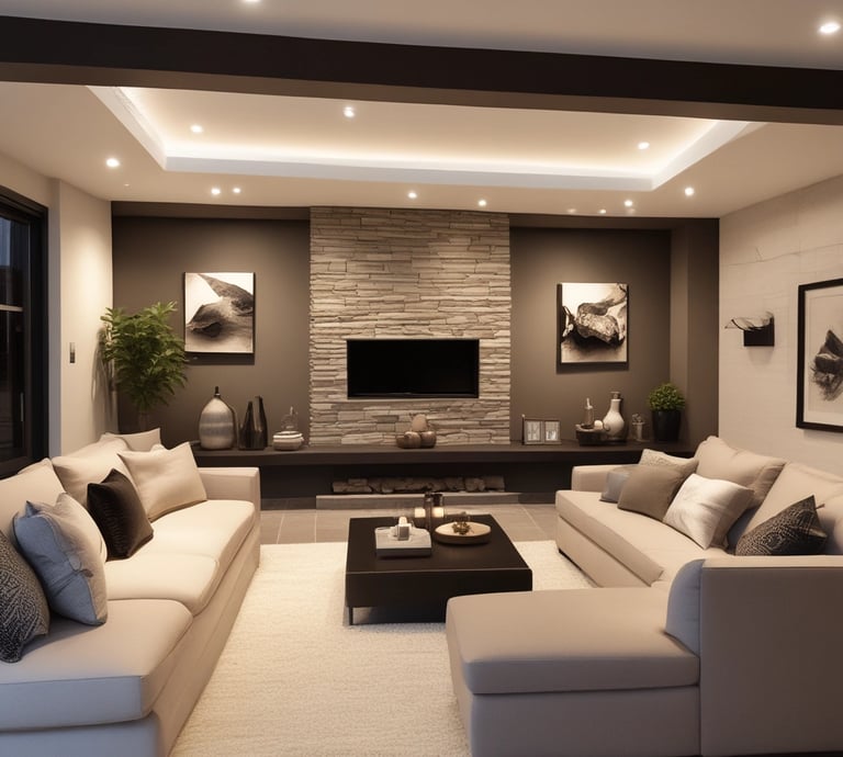 A bright, modern kitchen showcasing sleek wooden cabinets with soft-close drawers and brushed metal handles.