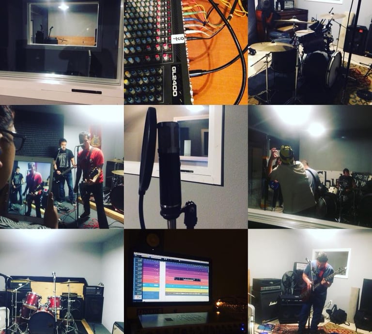 recording studio orange County California rehearsal practice lockouts music rock