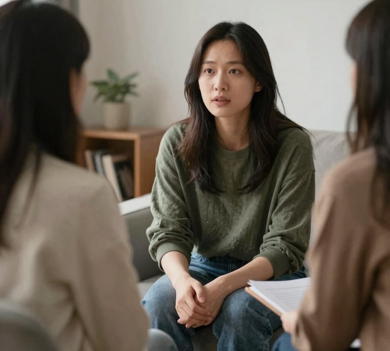 Portrait of M Fok, the founder, in a calm, professional setting.