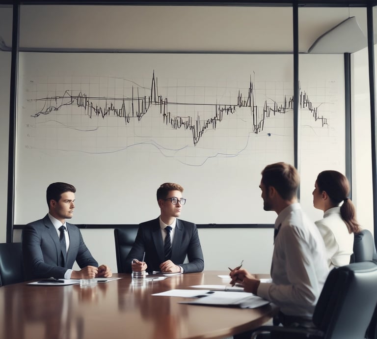 A sleek laptop screen displaying an engaging SEO dashboard with colourful gradient highlights against a clean white background.