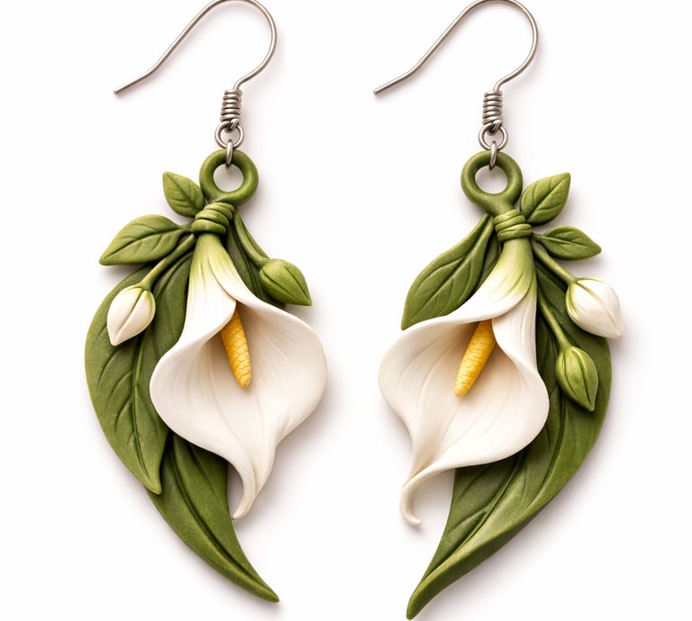 High-precision sustainable jewelry crafted in Finland with surgical steel hooks.