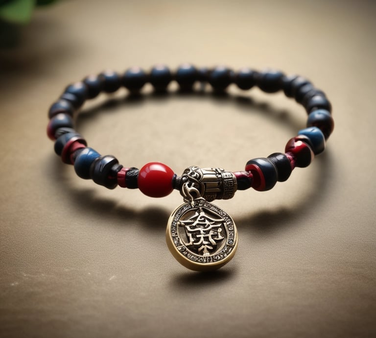 A serene workspace with handcrafted incense sticks and traditional Vietnamese decor.