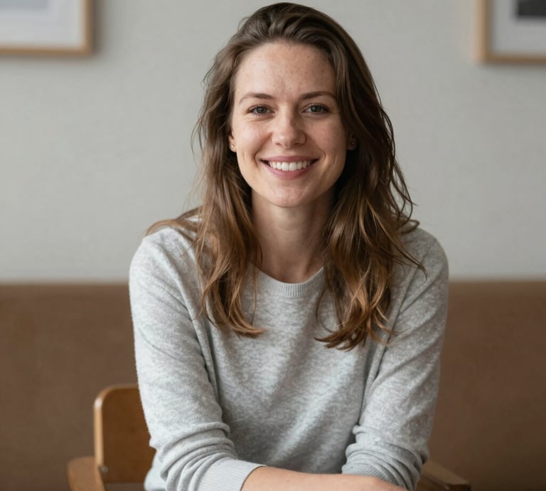 A friendly handyman discussing a project with a happy customer in a cozy home setting.