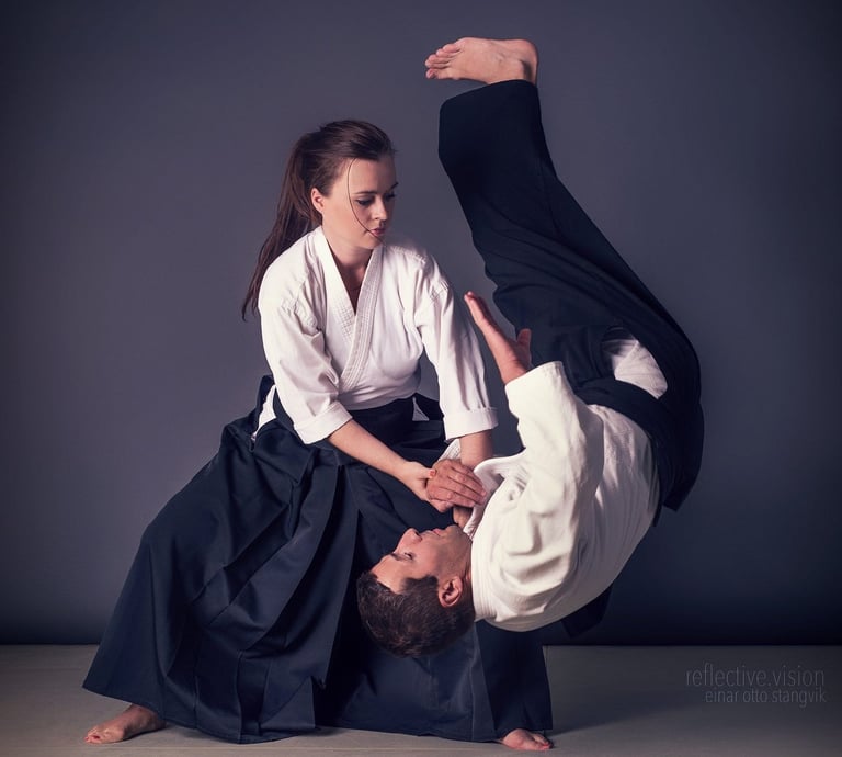 Traditional Aikido training at Aikido Shinkai Malta